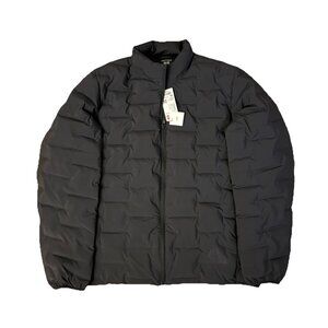 UNIQLO Non Quilted PuffTech Jacket Japan Japanese Size XL Black Tech 3D US Sz L